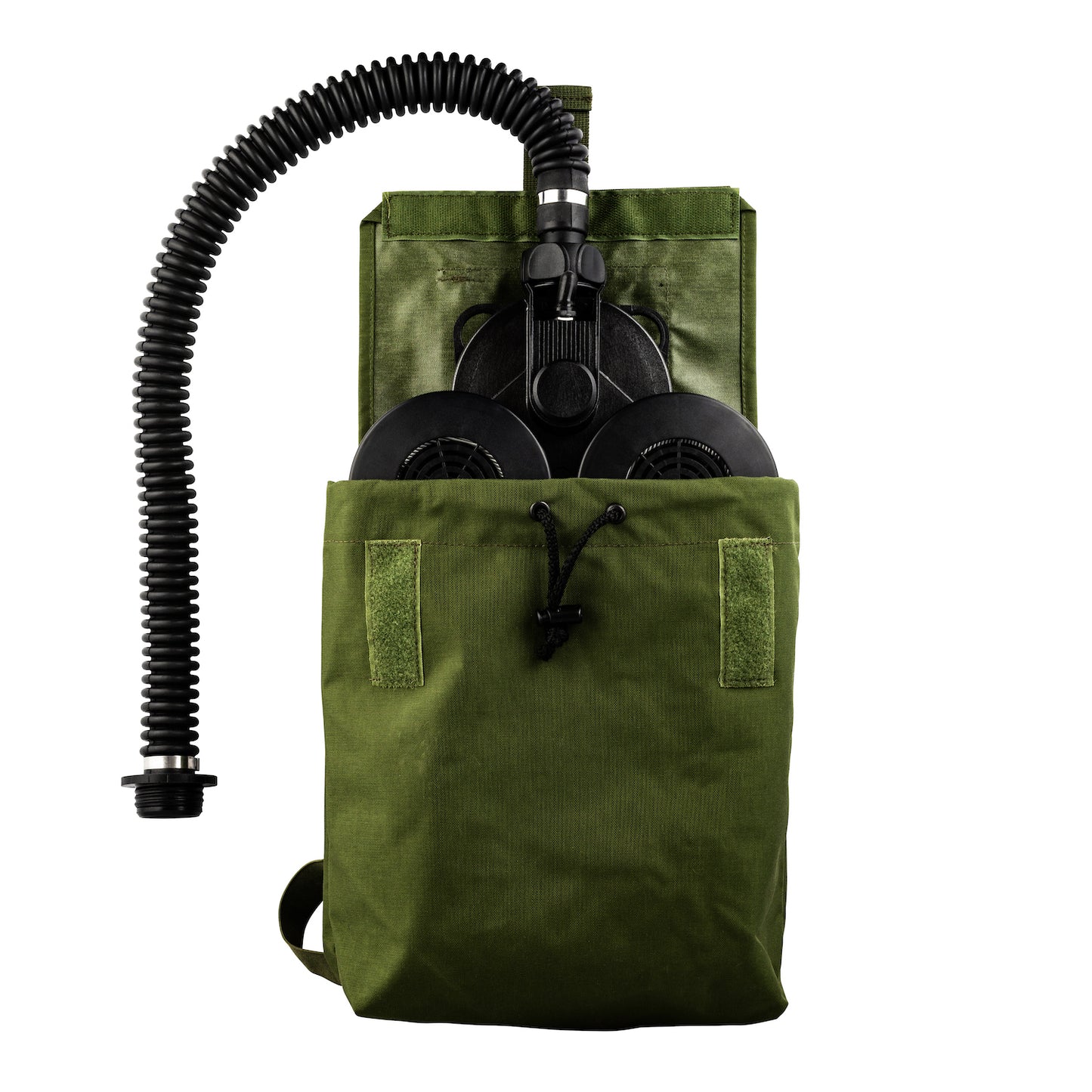 MIRA Safety powered air purify respirator (PAPR) inside of pouch 