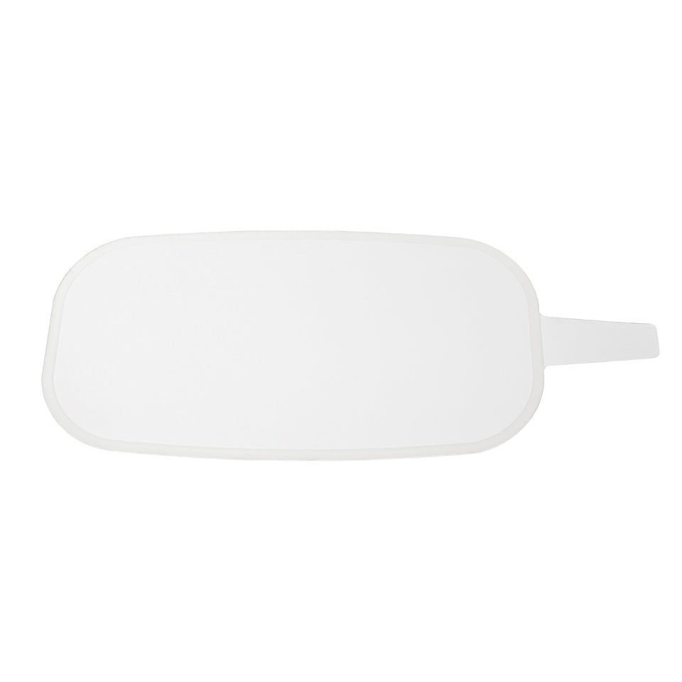 Single layer PROFILM gas mask visor protector on white background