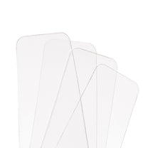 Four layer PROFILM gas mask visor protector on white background