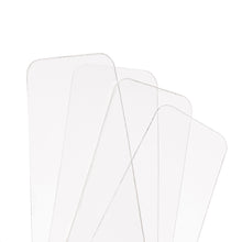 Four layer PROFILM gas mask visor protector on white background