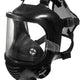 Four layer PROFILM gas mask visor protector three quarter view